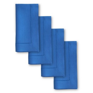 Solino Home Linen Classic Hemstitch Dinner Napkins - 1 of 4