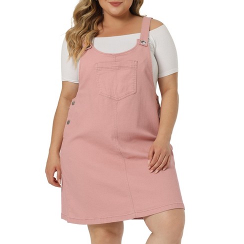 Agnes Orinda Women's Plus Size Dressy Ruched V Neck Short Sleeve Office Tops  Pink 2x : Target