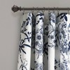 2pk 52"x95" Light Filtering Botanical Garden Curtain Panels Navy - Lush Décor - 2 of 4