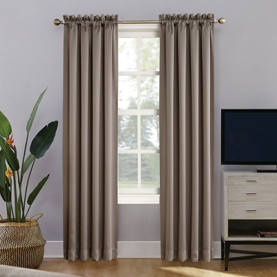 Sun Zero Blackout Oslo Theater Grade Rod Pocket Curtain Panel