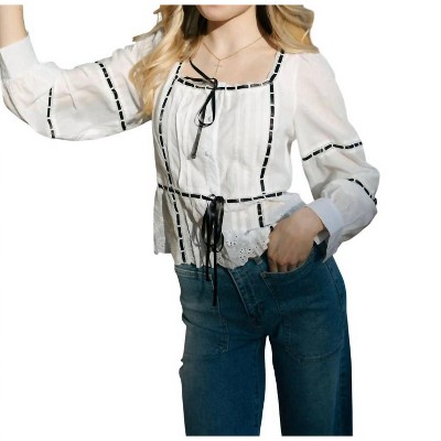 Women's Ribbon Top - STORIA