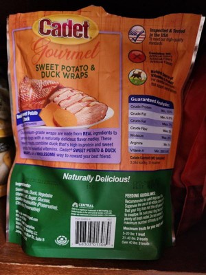 Cadet Premium Gourmet Breast Dog Treats Duck 2.5 Pound Value Pack Target