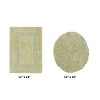 Lux Premium 100% Cotton Tufted Solid Reversible 2 PC Bath Rug Set – Ultra-Soft, Water-Absorbent, Durable, Machine Washable Bathroom Rug - 2 of 4