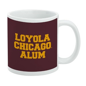 Loyola University Chicago Alumni Ceramic Coffee Mug Novelty Gift Mugs for Coffee Tea and Hot Drinks 11oz White - 1 of 4