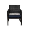 Home Fashions International 2pc 18"x19" Deluxe Outdoor Seat Cushion Set - 3 of 4