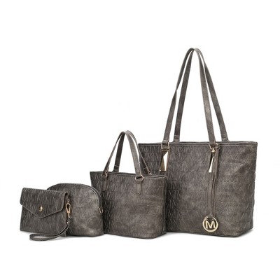 MKF Collection Arya Signature Vegan Leather Tote Bag for Women Versatile Handbag Purse by Mia K