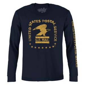 Tee Luv United States Postal Service Eagle Logo Long Sleeve T-Shirt - 1 of 2
