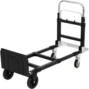 3-in-1 Convertible Hand Truck Dolly – Heavy Duty Steel Dolly Cart with 770 Lb Capacity, 3 Adjustable Positions & Puncture-Proof Wheels - 1 of 4