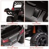 Ride on Car, 12V Kids Ride On Car Truck, Remote Control, Spring Suspension, Storage, Safety Belt,Kids 4 Wheeler Truck - 3 of 4