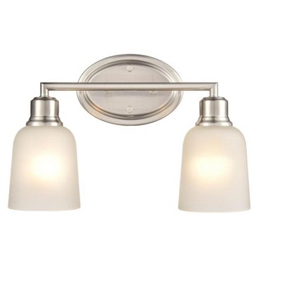 Millennium Lighting Amberle 2 - Light Vanity in  Brushed Nickel
