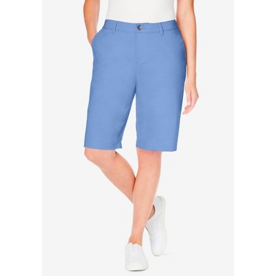 Woman Within Plus Size Adjustable Waist Chino Short