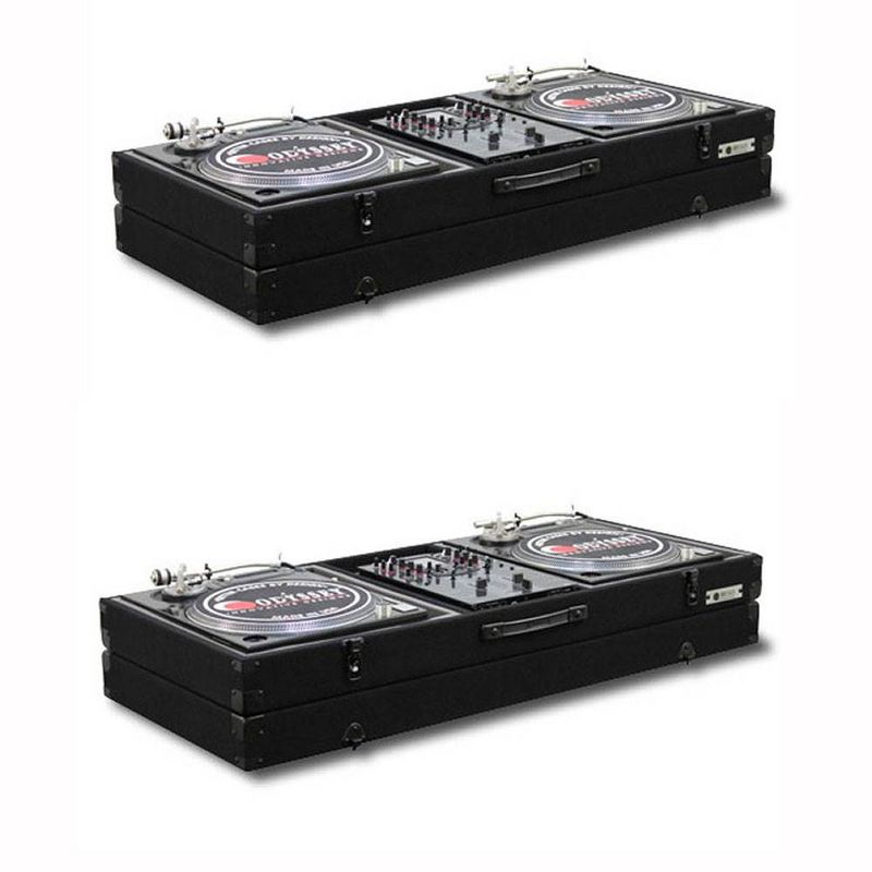 Odyssey Economy Battle Mode Pro DJ Turntable Mixer Coffin Case - Black (2 Pack), 2 of 5