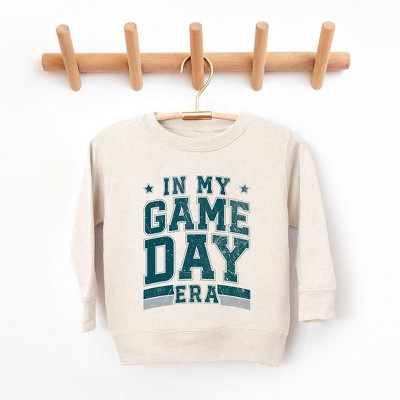 The Juniper Shop In My Game Day Era - Green Toddler Graphic Sweatshirt