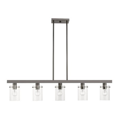 Livex Lighting Munich 5 - Light Chandelier in  Black Chrome