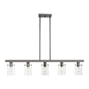 Livex Lighting Munich 5 - Light Chandelier in  Black Chrome - 1 of 3