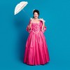 HMS Steampunk Lace Costume Umbrella Parasol 24" - White - 2 of 3