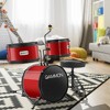 Gammon 3-Piece Junior Drum Set, Beginner Drum Kit with Throne, Cymbal, and Drumsticks - 2 of 4