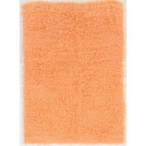HomeStock New Flokati  1400gram Sherbet 8RD, Flokati, Hand Woven Rug - 1 of 4