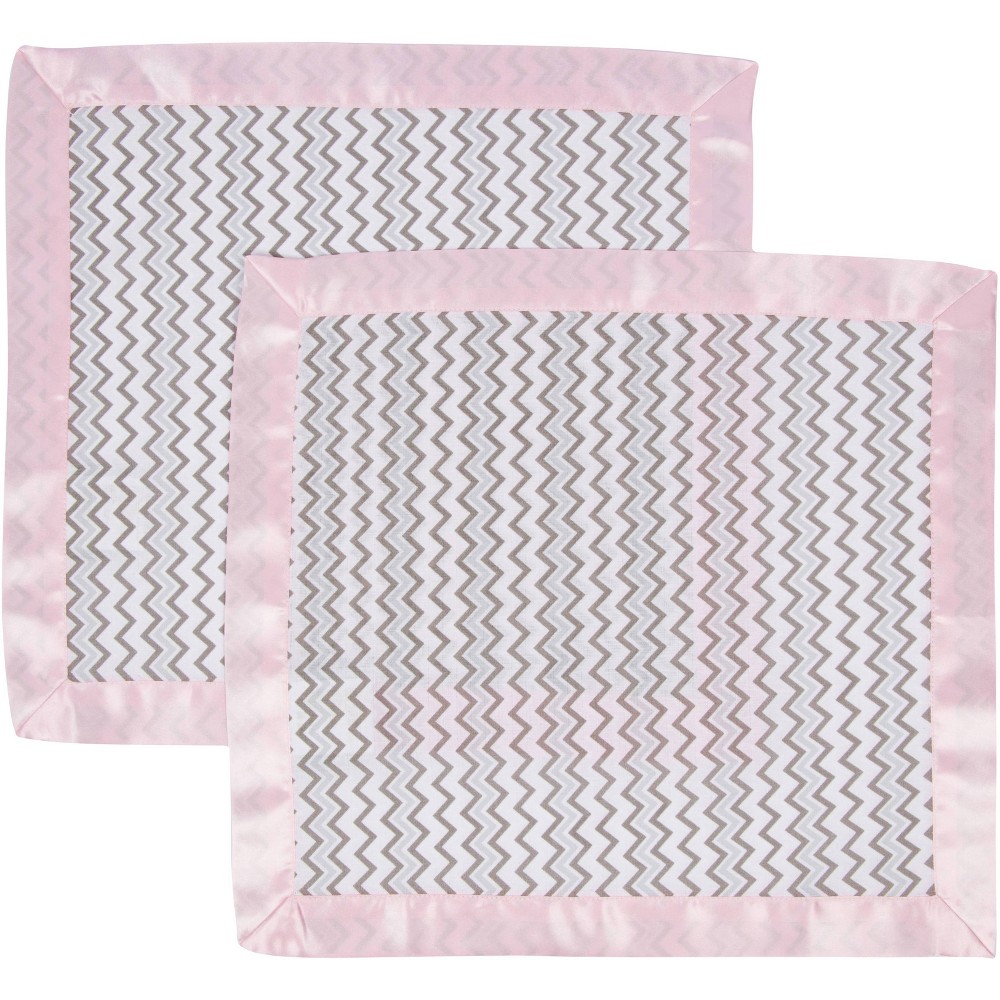 Photos - Duvet MiracleWare Muslin Security Blanket - Pink 2pk