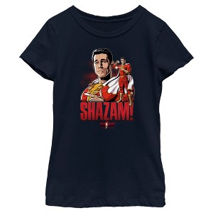 Girl's Shazam! Fury of the Gods Hero Portrait T-Shirt - 1 of 4