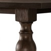 Maven Lane Leon Traditional Wooden Dining Table in Antiqued Brown Finish - 4 of 4