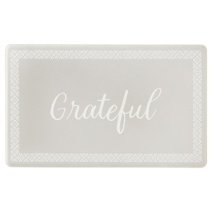 MARTHA STEWART Bloomfield Grateful Border Kitchen Mat - 1 of 4
