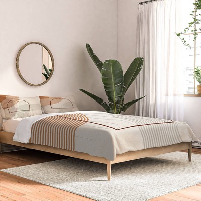 Iveta Abolina Mid Century Line Art 100% Cotton Comforter Set - Deny Designs