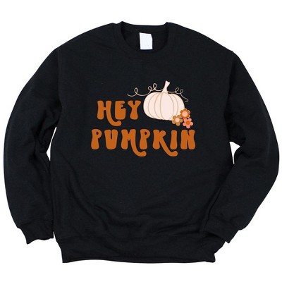 Simply Sage Market Women's Graphic Sweatshirt Hey Pumpkin Colorful