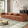 Christopher Knight Home Ahearn 4 Piece 145.5" Modular Full-Compressed Sectional Sofa - 2 of 4