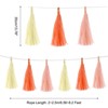 Unique Bargains Garland DIY Decoration Tassel Garland Banner 30 Pcs - 2 of 4