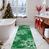 COZONY Washable Christmas Area Rug, Soft Non-Shedding Indoor Carpet with Snow Print, Foldable Low Pile Floor Mat for Living Room, Bedroom, Decor - 4 of 4