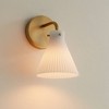 Possini Euro Design Possini Euro Cielo 9" High Warm Brass Wall Sconce - 2 of 4