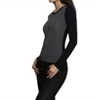 Women's Skinny Rib Crew Pullover - LABEL+thread - image 3 of 4