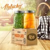 NutriChef 2pc Glass Mason Jars with Airtight Screw Lids - NCMSJ2, 16oz - 3 of 4