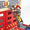 Hape Fire Truck Playset with Action Figure & Rescue Dog, Toddler & Children - image 4 of 4