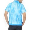 LA LEELA Men's Hawaiian Shirt Trendy Beach Shirts Casual Short Sleeve Button Down Untuckit Shirts for Men - 2 of 4