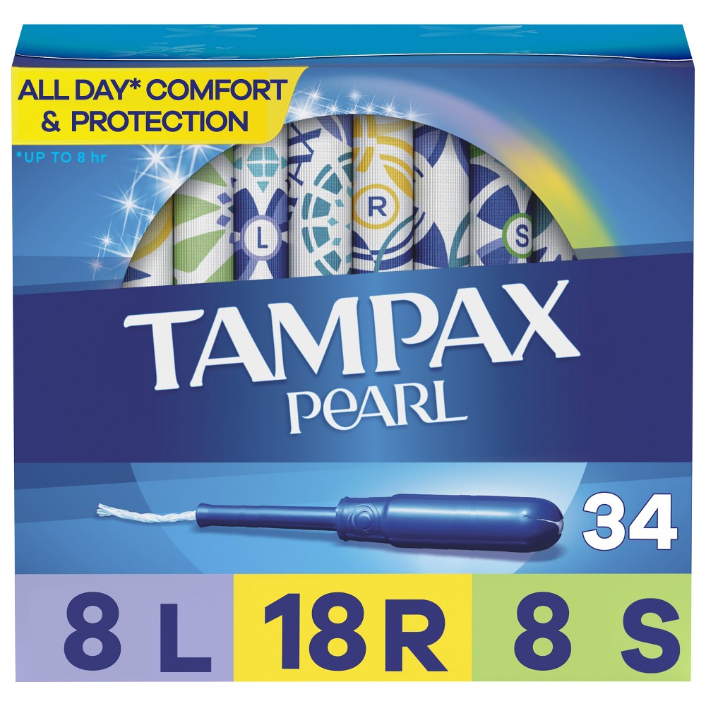 Photos - Menstrual Pads Tampax Pearl Tampons Trio Pack with Plastic Applicator and LeakGuard Braid 
