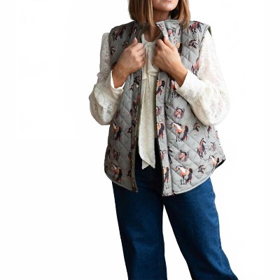 Women's Amigo Puffer Vest - Howdy Hanny