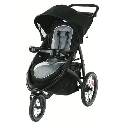 black jogging stroller