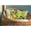 Liora Manne Visions III Garden Indoor/Outdoor Pillow.. - 4 of 4