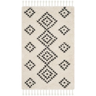 Moroccan Fringe Shag 200 MFG246 Power Loomed Indoor Rug - Safavieh