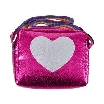 Limited Too Girl's Crossbody Bag In Metallic Silver : Target