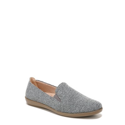 Lifestride Womens Next Level Slip-ons Grey Knit 7 W : Target