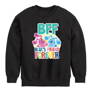 Boys' - Blue's Clues & You! - Blue's Friend Forever Graphic Long Sleeve Fleece Sweatshirt - 1 of 4