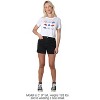 Women's USA Festive Cowgirl Hats Cropped T-Shirt - 3 of 4