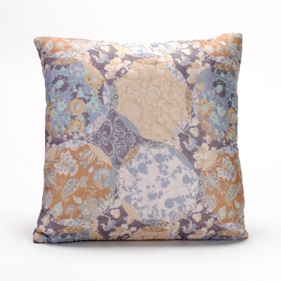 Lakeside All Over Floral Print Romero Square 16"x16" Decorative Throw Pillow