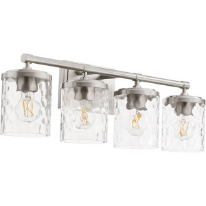 Quorum Lighting Starky 4 - Light Vanity in  Satin Nickel - 1 of 1