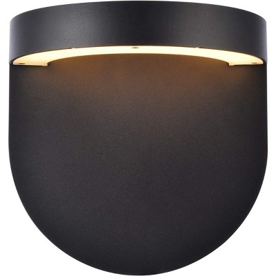 Elegant Lighting Raine Integrated LED wall sconce in black