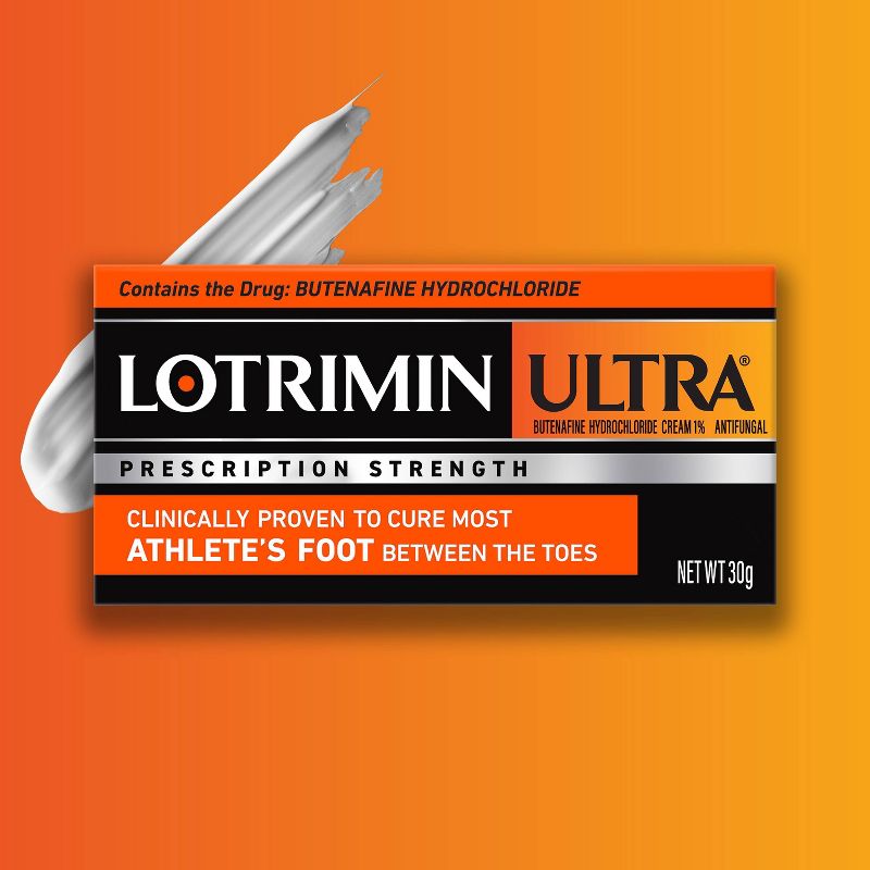 Lotrimin Ultra Antifungal Cream Athlete&#39;s Foot Treatment - 1.1oz, 5 of 8
