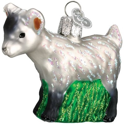 Old World Christmas Blown Glass Ornament for Christmas Tree, Pygmy Goat